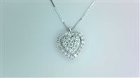 Necklace Lucciole Gioielli Woman LOVE in White Gold Diamante 0.20 Ct CIOSENSE/3 - CIOSENSE/3